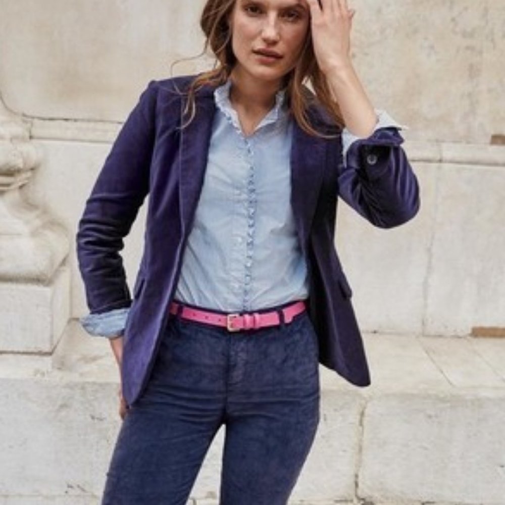 *sold* Vintage EVAN PICONE Purple Blazer LIKE NEW